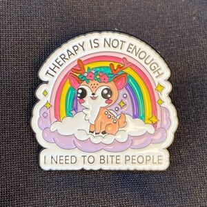 The cutest pin/magnet with the sharpest twist | Magnet or pin 3/$18